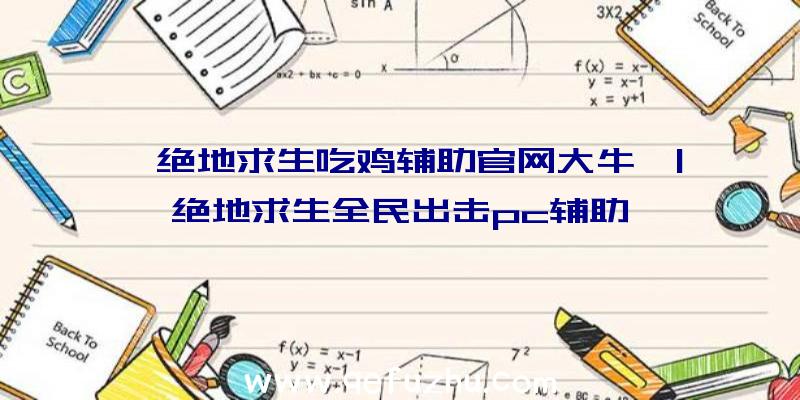 「绝地求生吃鸡辅助官网大牛」|绝地求生全民出击pc辅助